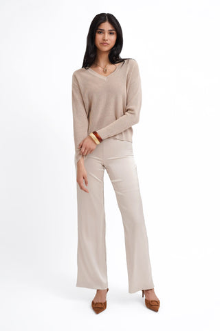 The Refined V-Neck Knit