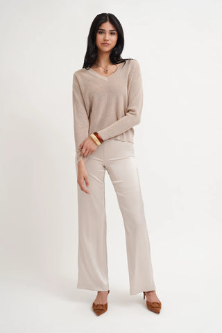 The Refined V-Neck Knit