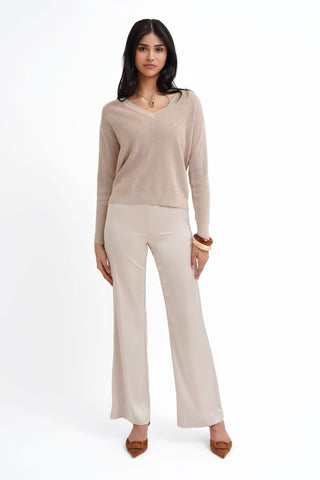 The Refined V-Neck Knit