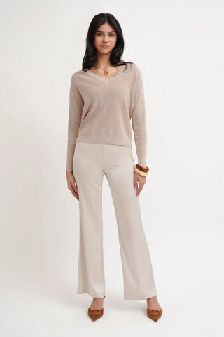 The Refined V-Neck Knit