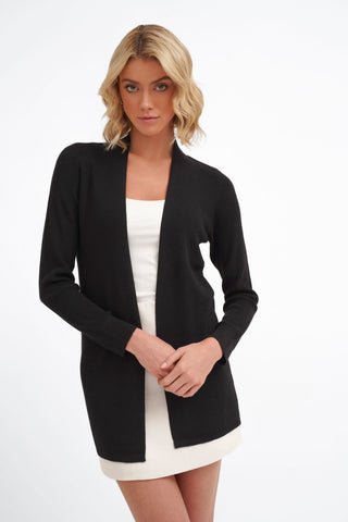 The Open Texture Long Cardigan