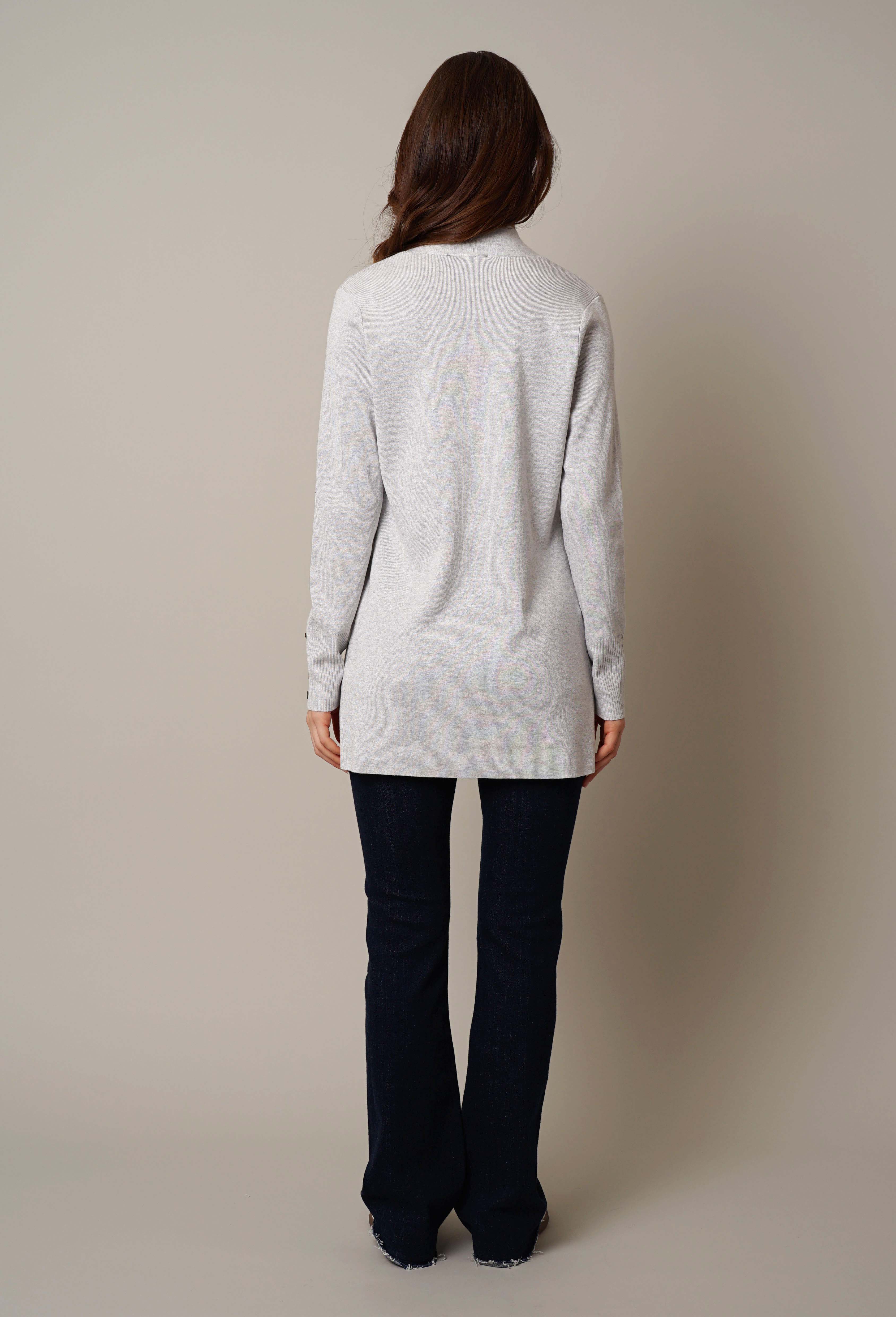 Cyrus - Open Cardigan with Shell Button