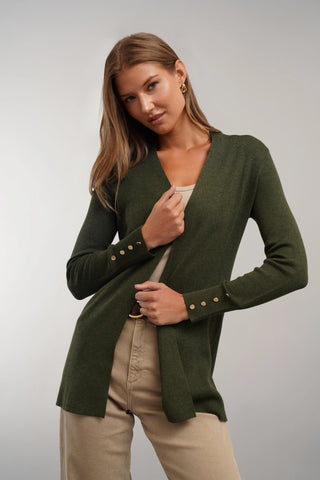 The Clean Line Open Cardigan