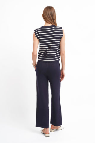 The Stripe Shell & Knit Pant Set