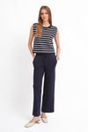 The Stripe Shell & Knit Pant Set