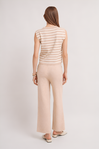 The Stripe Shell & Knit Pant Set