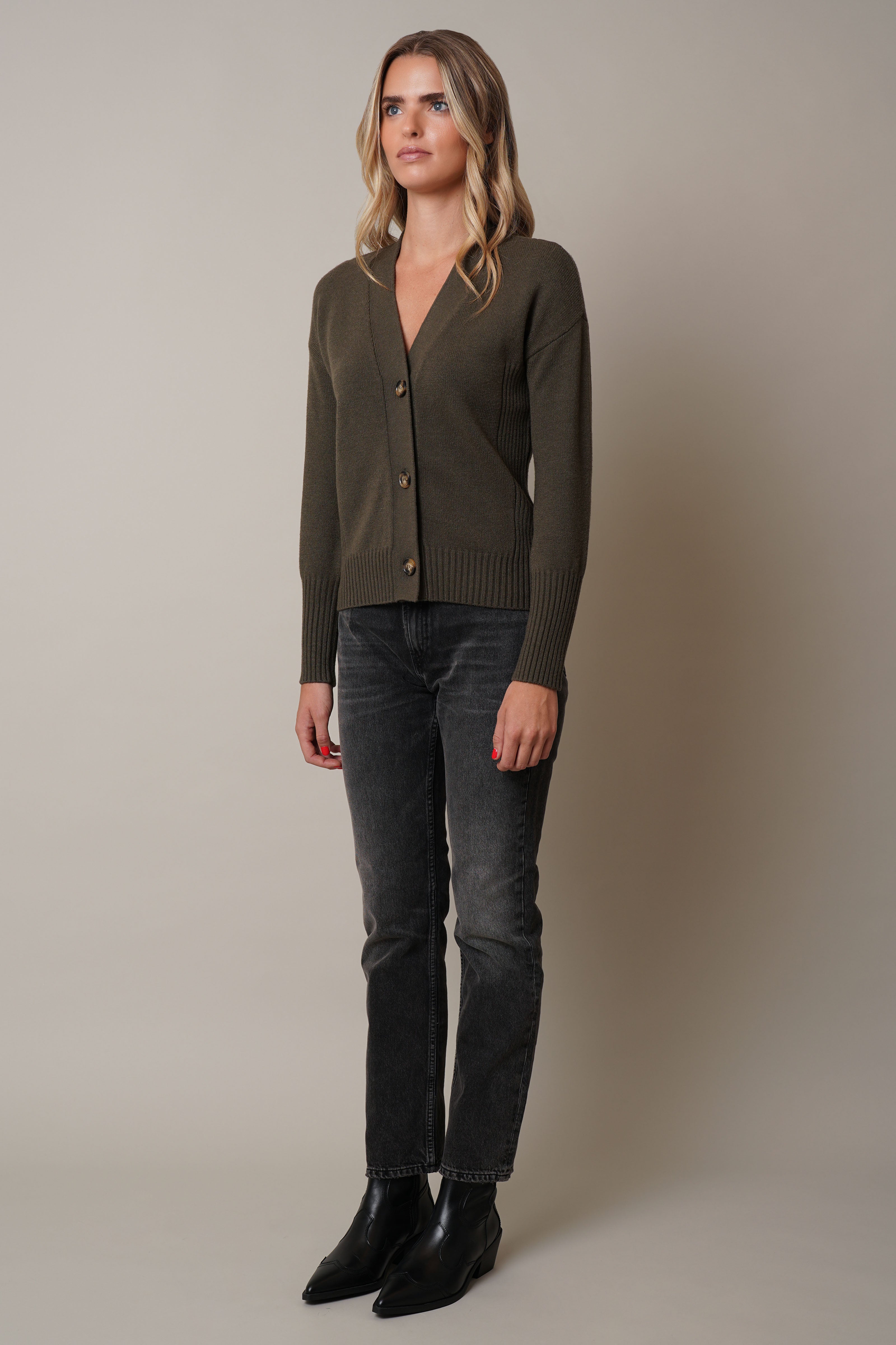 Cyrus - Short Button Front Cardigan