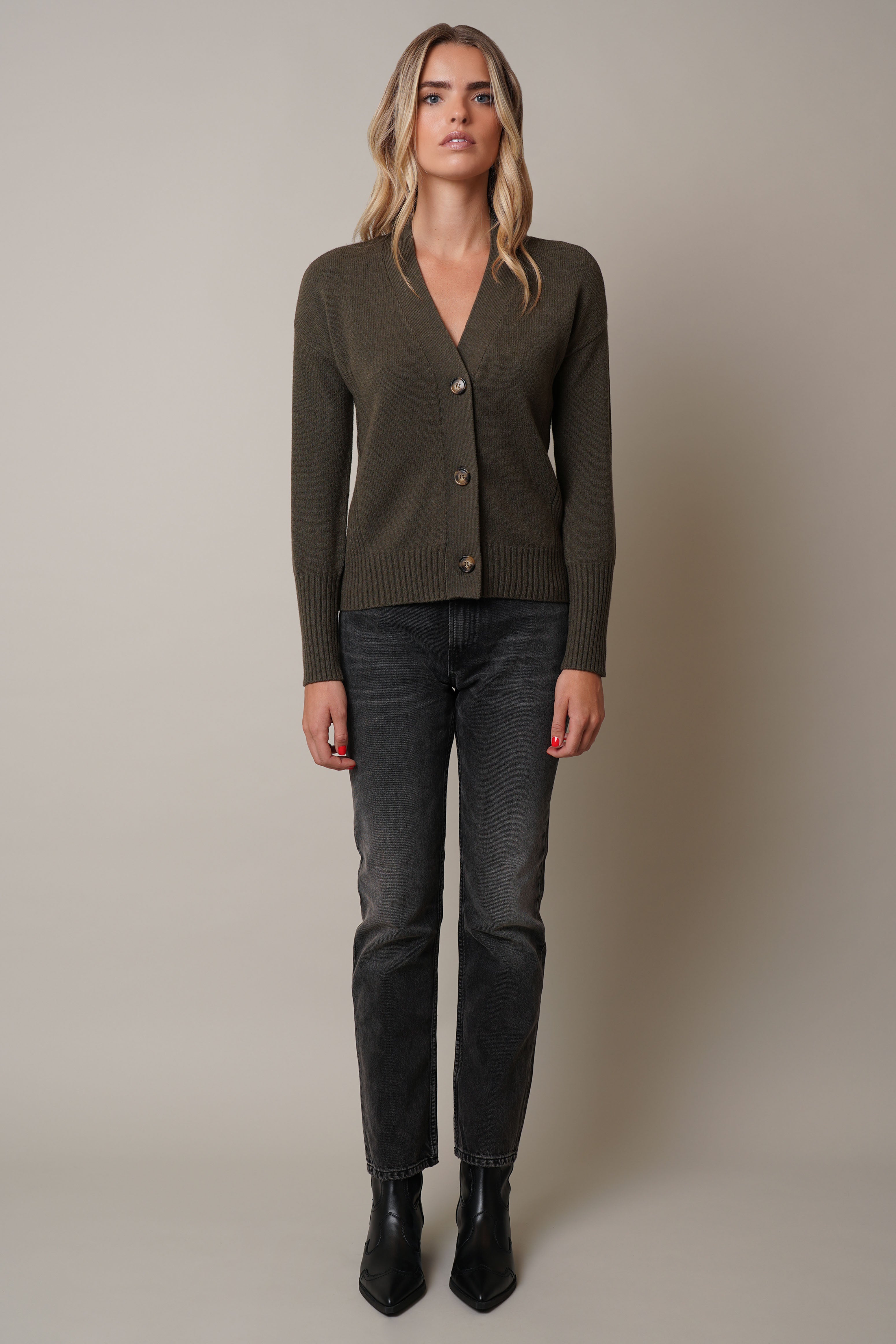 Cyrus - Short Button Front Cardigan