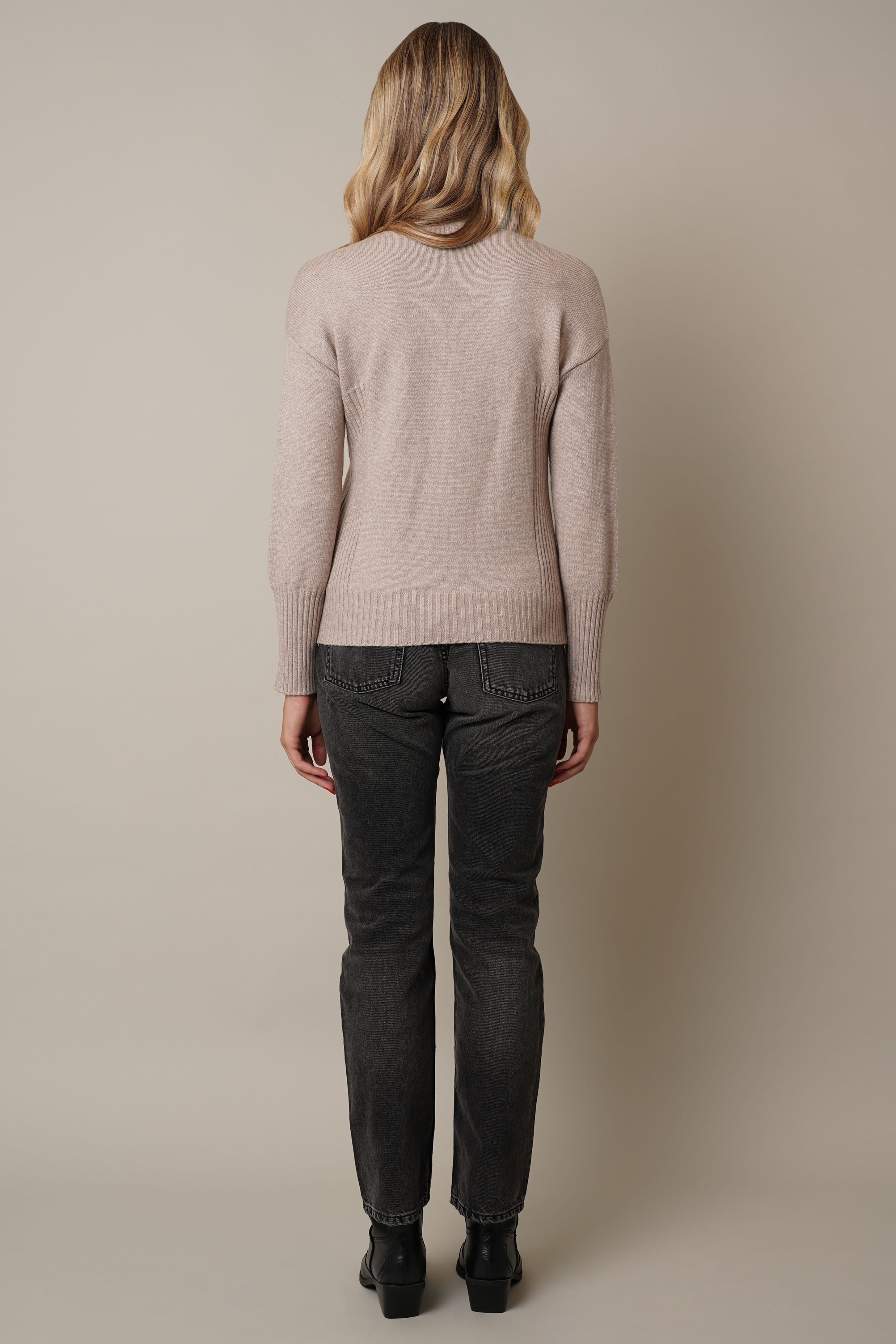【MODERNIF】Hidden Button Round Cardigan Super Soft Button Front Cardigan Grey | Public Desire