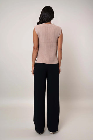 The Cable Knit V-Neck Vest