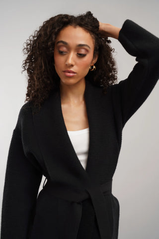 The Wrap Knit Jacket