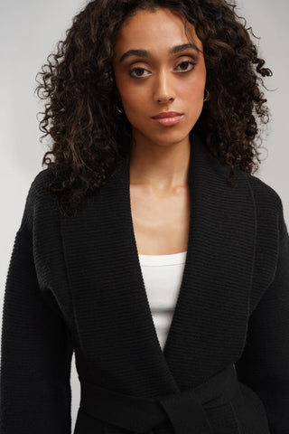 The Wrap Knit Jacket