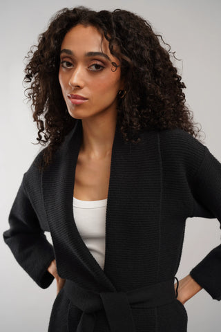 The Wrap Knit Jacket