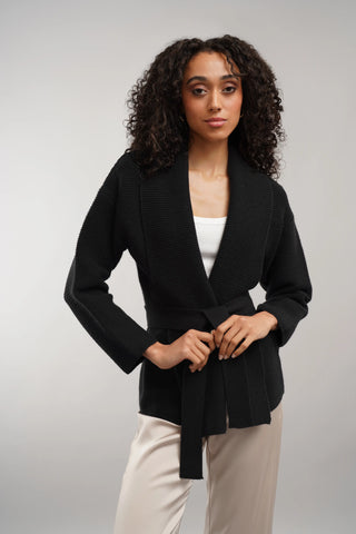 The Wrap Knit Jacket