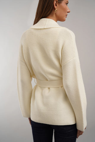 The Wrap Knit Jacket