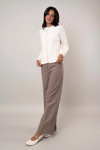 The Cable Cardigan
