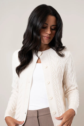 The Cable Cardigan