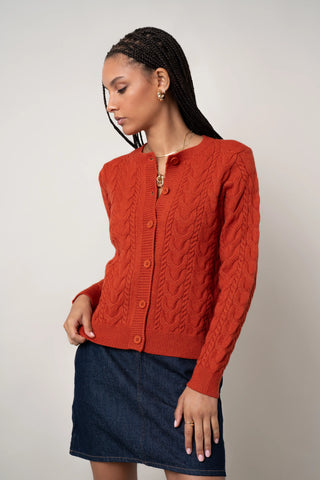 The Cable Cardigan
