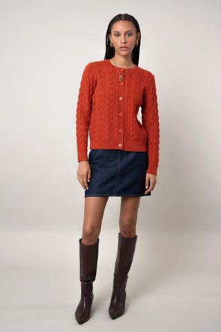 The Cable Cardigan