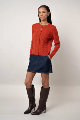 The Cable Cardigan