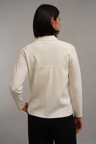 The Relaxed Shirt Cardigan