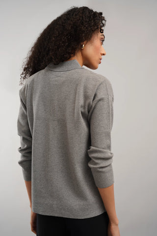 The Relaxed Shirt Cardigan