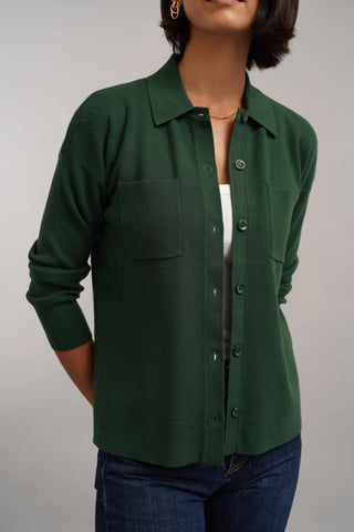 The Relaxed Shirt Cardigan