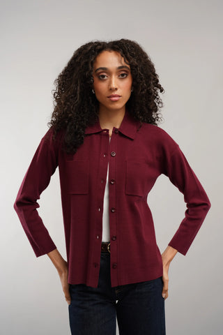 The Relaxed Shirt Cardigan