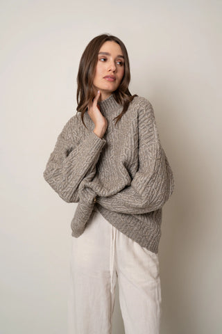 The Soft-Stitch Mockneck Pullover