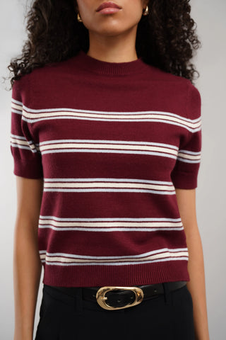 The Coastal Stripe Sweater Tee