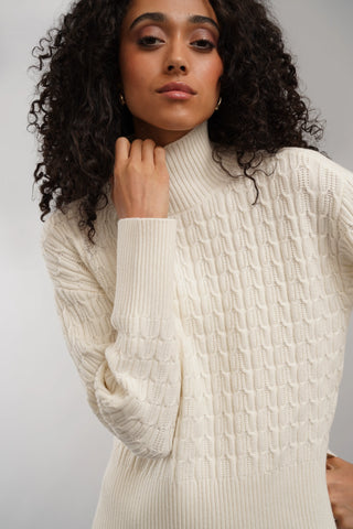The Textured Turtleneck Sweater