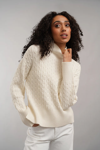 The Textured Turtleneck Sweater
