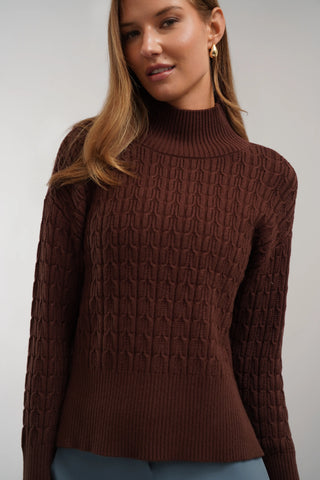 The Textured Turtleneck Sweater