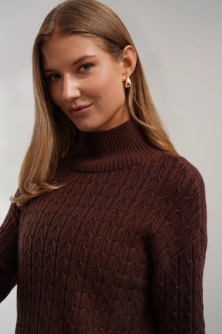 The Textured Turtleneck Sweater
