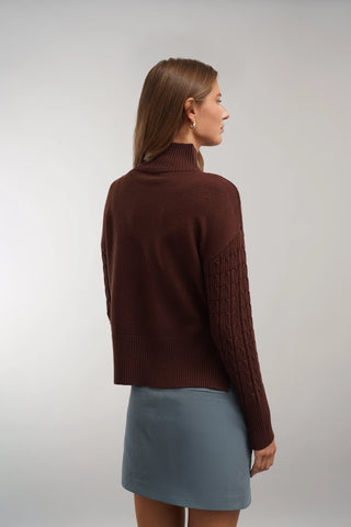 The Textured Turtleneck Sweater
