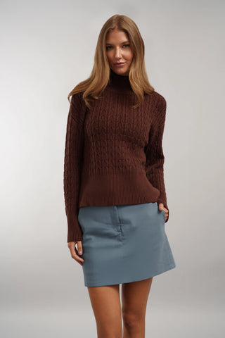 The Textured Turtleneck Sweater