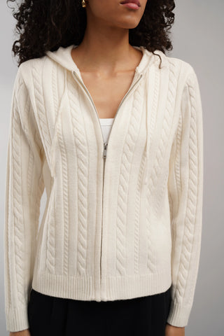 The Cable Zip Hoodie