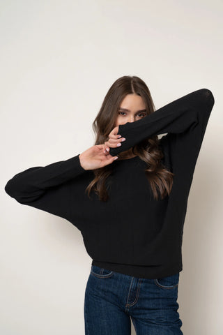 The Dolman Textured Pullover