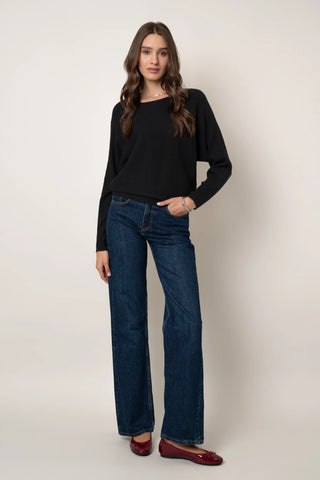 The Dolman Textured Pullover