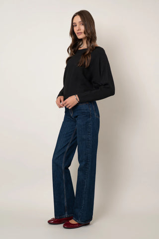 The Dolman Textured Pullover