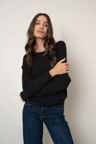 The Dolman Textured Pullover