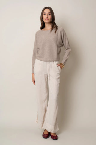 The Dolman Textured Pullover