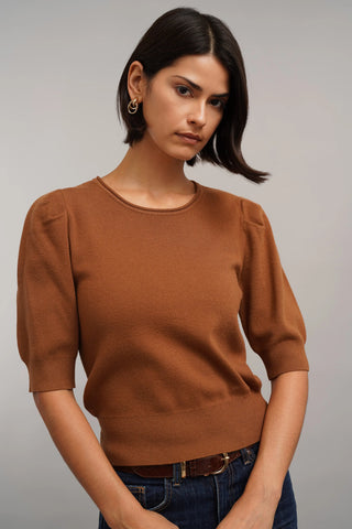 The Puff Sleeve Sweater Tee