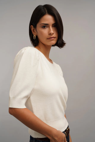The Puff Sleeve Sweater Tee