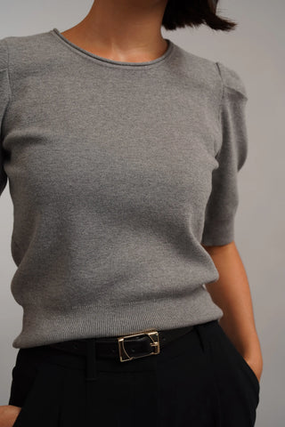 The Puff Sleeve Sweater Tee