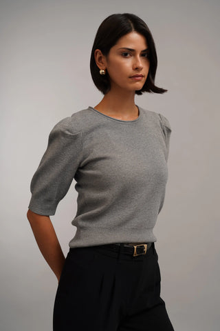 The Puff Sleeve Sweater Tee