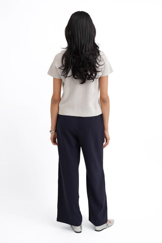 The Textured Boxy Knit Tee