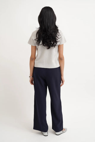 The Textured Boxy Knit Tee