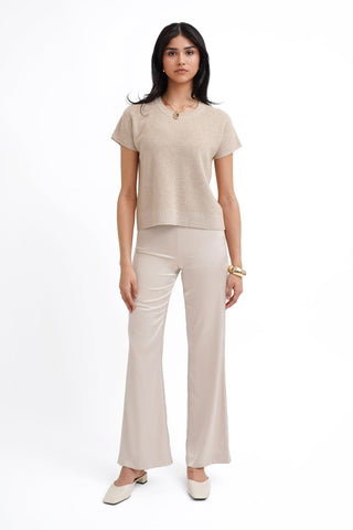 The Textured Boxy Knit Tee
