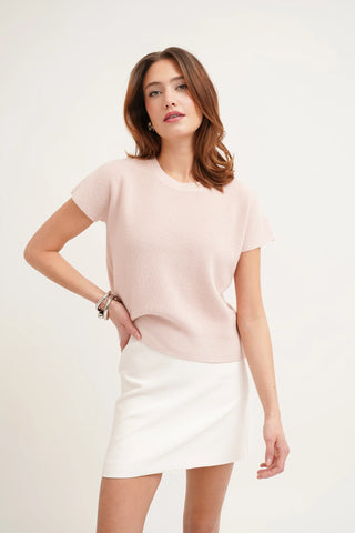 The Textured Boxy Knit Tee